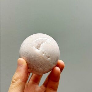 Rare Druzy Crystal Quartz Sphere